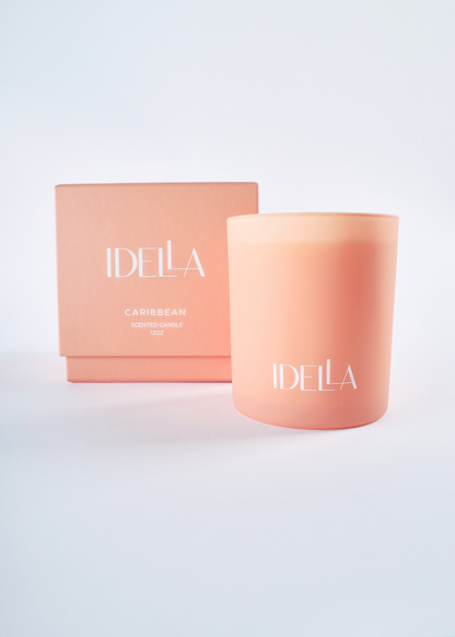 Caribbean Scented Candle - Luxurious Tropical Escape